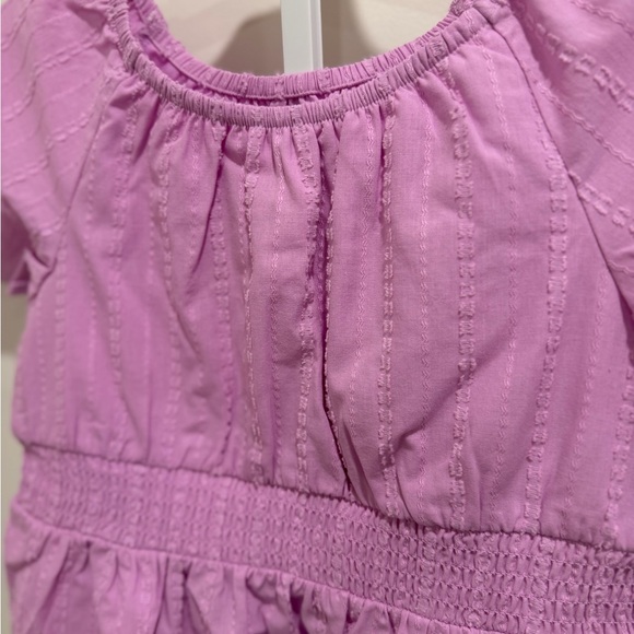 Cat & Jack Girls Short Sleeved Tiered Woven Dress Lilac- Large (10-12) NWT - Picture 4 of 4